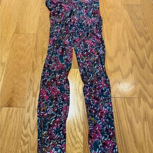 lululemon athletica base pace *fleece Leggings - Pink and Black